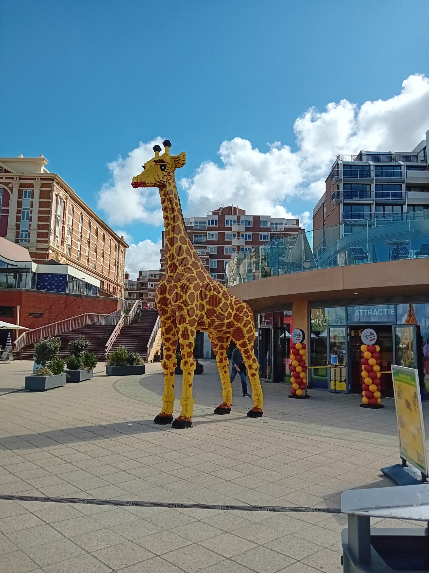 Giraffe bij Legoland